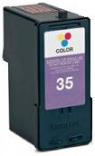 Lexmark No.35 18C0035 Colour 18ml Remanufactured - Free UK Delivery